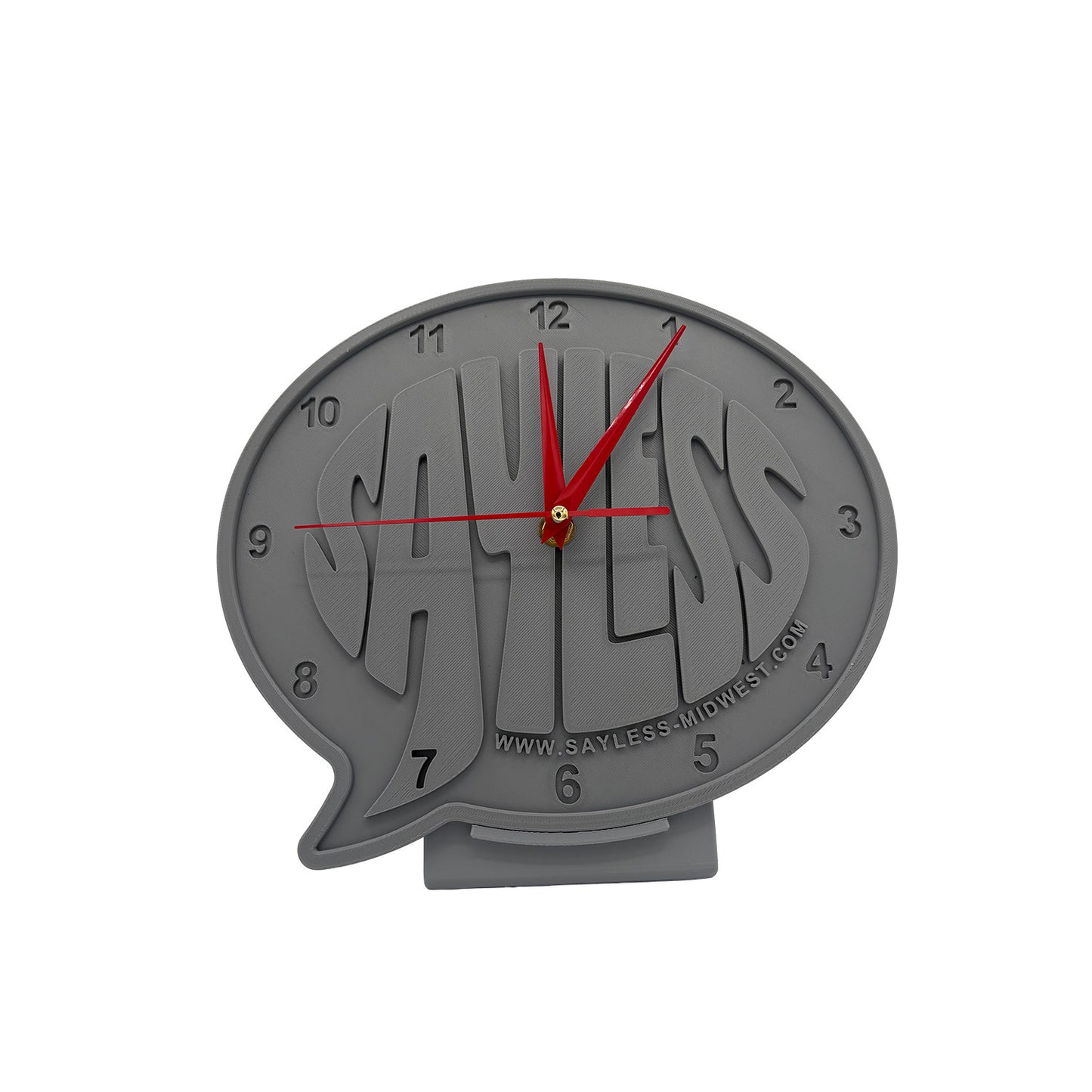 SILVER 3DP DESKTOP CLOCK