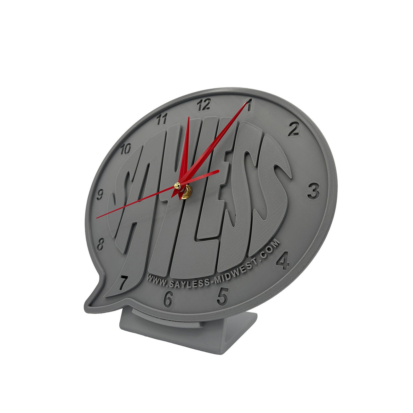 SILVER 3DP DESKTOP CLOCK